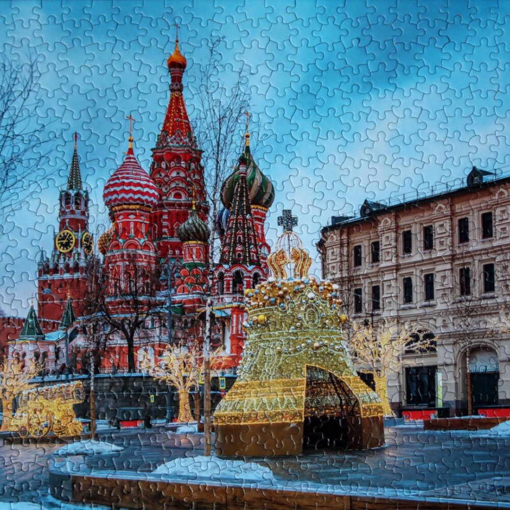 Red Square, Moscow, 550 piece puzzle, Karmin International